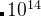 $10^{14}$