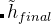 $\tilde h_{final}$